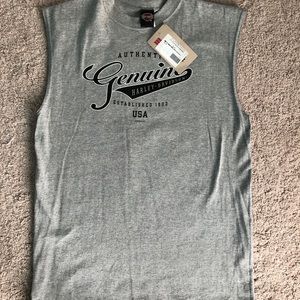 Harley Davidson cut off shirt